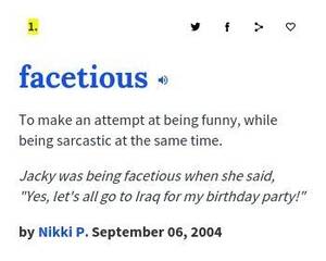 cumshot urban dictionary - Urban Dictionary: facetiousebay store | Urban dictionary funny, Urban  words, Dictionary words