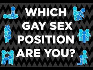 Best Sex Position Gay - Which Gay Sex Position Are You?