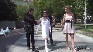 Blindfolded Public - Blindfolded teen disgraced in public - Pornburst.xxx