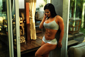 Eva Andressa Vieira Porn - Eva Andressa Vieira, women, abs, model, fitness model, women indoors, dark  hair, big boobs, fake boobs, muscular, boobs, bra, panties, sports bra |  2048x1365 Wallpaper - wallhaven.cc