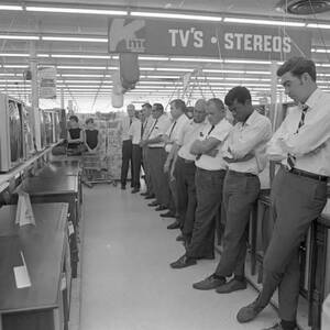 Kmart Porn - K-Mart employees watching porn, 1969 : r/fakehistoryporn