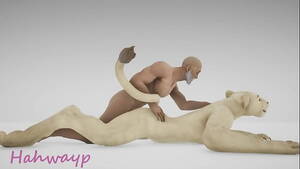 Furry Lioness Sex - Fluffy lioness girl mating with bearded man | Furry monster | 3D porn wild  life Porn Video - Rexxx
