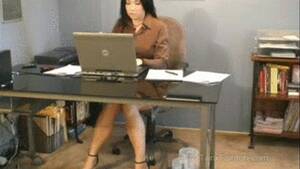 lesbian porn dildo on table - Discovering a New Dildo and Lesbian Porn at My Desk - Tara Tainton |  Clips4sale