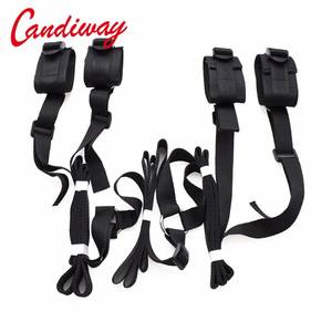 erotic adult sex furniture - BDSM Sex handcuff Strap Leg Spreader porno bed game slave Sex Furniture sex  products for couples