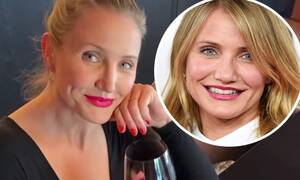 Drew Barrymore Cameron Diaz Eating Pussy - Cameron Diaz is made up with red lipstick after saying she doesn't wash |  Daily Mail Online
