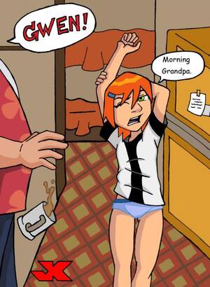 Cousin Ben 10 Cartoon Porn - This is a photo of gwen who obviously just had relations with his cousin Ben  because he is in his tee-shirt and lingerie â€“ Ben10 Cartoon Sex