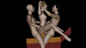 animated mmf threesome - 3d animation of kinky MMF Threesome on machine - XVIDEOS.COM