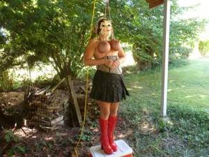 Hung By Her Tits - Hanging By Her Tits