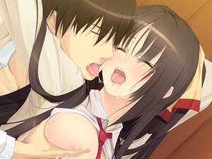 cute hentai brown hair - Cute hentai brown hair & Stuffed pussy hentai cartoon porn