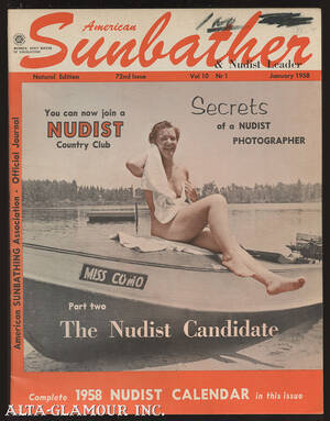 american nudist naturist - AMERICAN SUNBATHER; and Nudist Leader