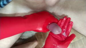 handjob rubber dish glove - Great handjob in rubber red gloves - XVIDEOS.COM