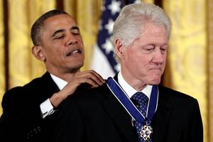 Michelle Obama Fucking Bill Clinton - Obama gushes over Bill Clinton at awards ceremony