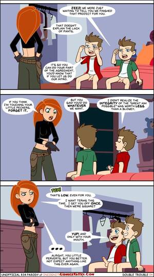Kim Possible Cartoon Porn Parody - Double Trouble 1 - Kim Possible Read Online Free Porn Comic