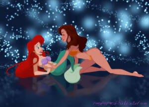 belle and ariel nude cartoon - Ariel Belle... and Eric - HentaiEra