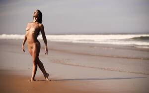 beach naked people running - Naked Women Running - 60 porn photos