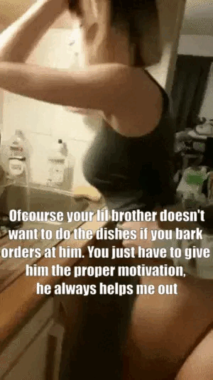 Brothers Girlfriend Porn Captions - My lil brother would do most anything for my girlfriend - Porn With Text