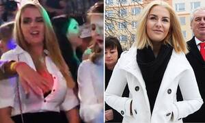 Drunk Orgy - Katerina Zemanova: Daughter of Czech Republic's president denies attending  orgy | Daily Mail Online