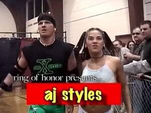 Celebrity Porn Mickie James - Throwback pic of AJ Styles and Mickie James : r/SquaredCircle