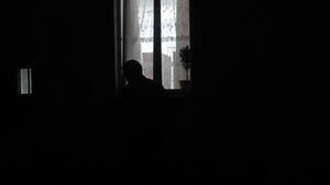 amateur homemade voyeur bedroom window - Peeping through windows. Voyeur. In evening, on street random passerby guy  looking into bedroom window and filming on camera smartphone as sexy blonde  MILF undresses, goes to bed, masturbates pussy, gets strong