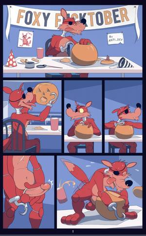 Foxy Dj Porn - Anti-Dev] Foxys Fucktober â€“ Five Nights At Freddys Dj [Eng] â€“ Gay  Mangaâ¤ï¸â€ðŸ”¥ : r/Fnafnsfwgay