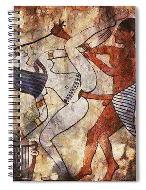 Ancient Pornographic Art - Erotic art of ancient Egypt Spiral Notebook by Michal Boubin - Pixels