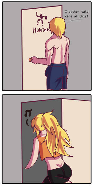 Funny Cartoon Bathroom Porn - Gym's Bathroom Fun Times - Page 5 - HentaiEra