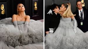 Ariana Grande Porn Gloves - Ariana Grande Brings Parents to the 2020 GRAMMYs -- See the Sweet Photos |  Entertainment Tonight