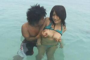 japanese busty beach - Nayuka Mine Asian busty is fingered in pussy :: AllJapanesePass.com