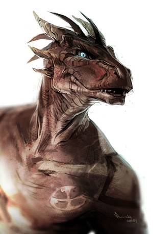 Argonian Dunmer Porn - Kii-Nam the Argonian. Posted by theminttu on Tumblr.com.