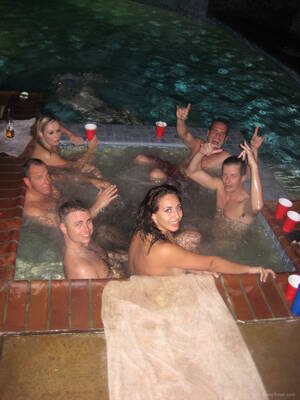 hot tub swinger sex - 