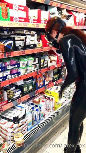 latex porn shop - Watch latex catsuit at the store - Latex, Public, Rubber Porn - SpankBang