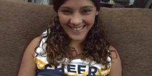 Cheerleader Latina Porn - Sophie Perez Horny Latina Cheerleader POV