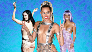 Miley Cyrus Katy Perry Shemale Porn - MTV Video Music Awards: Wildest Red Carpet Styles: Photos | Us Weekly