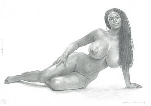 Henderson Porn Bbw Drawings - Ebony Nude Drawings for Sale - Fine Art America