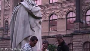 Famous Statue Porn - Cute teenage girl fucking in PUBLIC street by famous statue | xHamster