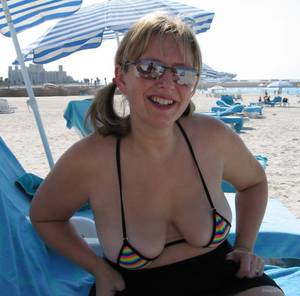 bbw housewife thong panties - Chubby wife share her hoilday snaps with us wearing bikini thong