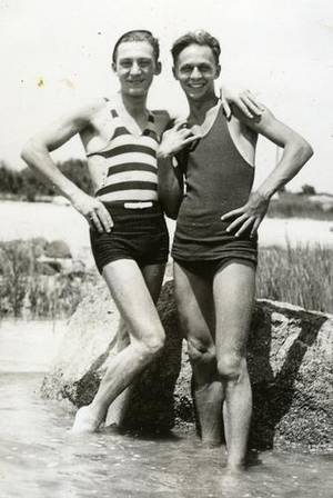 Gay Vintage Porn 1800 - Vintage male couple before Stonewall, Gay Pride and Marriage Equality. Gay  folks have been