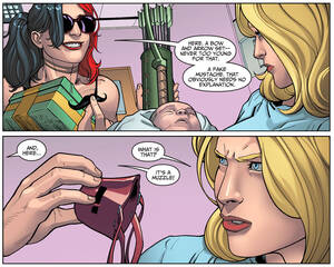 Martian Manhunter Black Canary Porn Comic - Harley Quinn's Gifts To Black Canary's Baby â€“ Comicnewbies