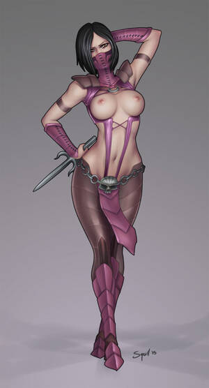 Mortal Kombat X Tits - free-hentai-pics: Mortal Kombat X Mileena flashing her tits â€“ Art by  SquidClick here to see more Mortal Kombat hentai Tumblr Porn