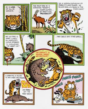 Clavin And Hobbes Sex - Garfield Meets Calvin and Hobbes. \