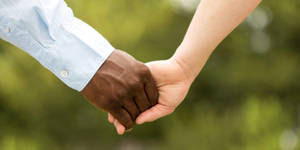 interracial couples holding hands - 