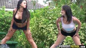 jogger - Two brunette joggers picked up and fucked Abagelle Veronica.1 - XVIDEOS.COM