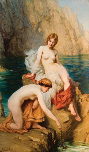 Aphrodite Hades Punishment - By Summer Seas Herbert James Draper - circa 1910