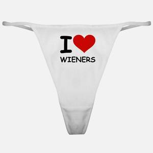 all you can eat panties - I LOVE WIENERS Classic Thong