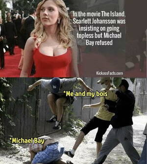 Cartoon Porn Scarlett Johansson - Damn you Michael ;( - 9GAG