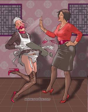 cartoons shemale mistresses - How dare you ! I never want to see your little Willy get excited …  when you are in uniform ever again … Do you hear me ?