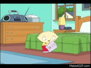 Family Guy Stewie Porn - Family Guy - Stewie's first Hustler magazine on Make a GIF