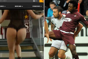 Foot Ball Porn - Football club uses Pornhub picture to sell match tickets sparking sexism  storm â€“ The US Sun | The US Sun