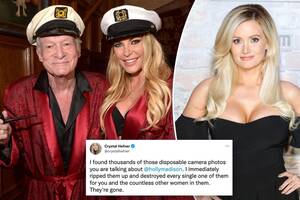 Holly Madison Sex Tape - Hugh Hefner's widow: I 'destroyed' Holly Madison revenge porn pics