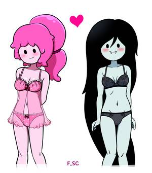 Adventure Time Panties Porn - Rule 34 - 2020 2girls adventure time black panties blush bra breasts canon  couple cartoon network cleavage fangs female female only fizzyspidercider  lingerie long hair marceline pink bra pink panties princess bubblegum